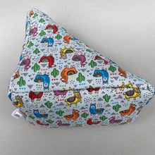 Load image into Gallery viewer, Drama Llama corner house. Hedgehog and small pet house. Padded fleece lined house.