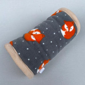 Fleece foxy padded fleece tunnel. Tube. Padded tunnel for hedgehogs