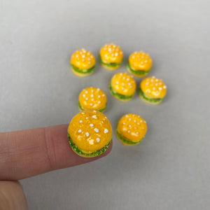 Mini beers and burger for photos. Photo props