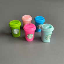 Load image into Gallery viewer, Starbucks mini resin cups. Coffee cup photo props.