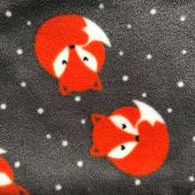 Load image into Gallery viewer, LARGE Foxy snuggle sack. Fleece lined. Double fleece sleeping bag