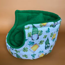 Load image into Gallery viewer, Irish gnome cuddle cup. Pet sofa. Hedgehog and small guinea pig bed. Small pet beds.