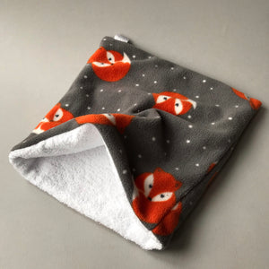 LARGE Foxy  bath sack. Post bath drying sack for small animals.