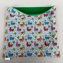 Load image into Gallery viewer, LARGE Drama Llama snuggle sack. Cuddle pouch for hedgehogs and guinea pigs.