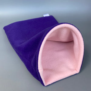 Regular stay open snuggle sack. Fleece lined. Double fleece sleeping bag.
