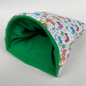 LARGE Drama Llama guinea pig cosy snuggle cave. Guinea Pig padded stay open snuggle cave.