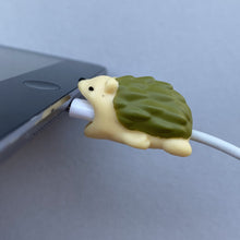 Load image into Gallery viewer, Hedgehog PVC charger protector. Phone charger protector.