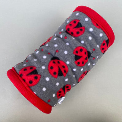 Fleece laydbird padded fleece tunnel. Tube. Padded tunnel for hedgehogs