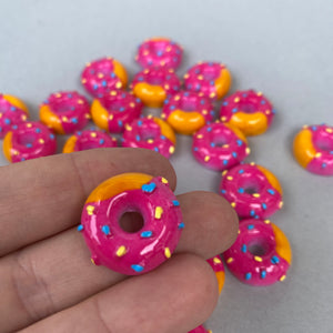 Mini resin donuts photo prop. Resin donut prop for photos.