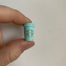 Load image into Gallery viewer, Starbucks mini resin cups. Coffee cup photo props.