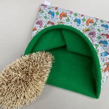 Load image into Gallery viewer, LARGE Drama Llama snuggle sack. Cuddle pouch for hedgehogs and guinea pigs.