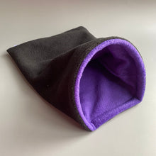 Load image into Gallery viewer, LARGE Fleece full cage set. Large house, snuggle sack, tunnel cage set.