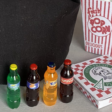 Cold drink bottles. Soda bottle photo props.