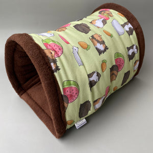 Guinea Pigs full cage set. Regular house, large snuggle sack, large tunnel cage set for guinea pigs.