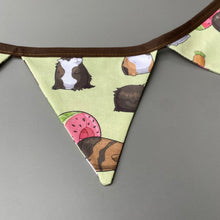 Load image into Gallery viewer, Guinea pigs miniature bunting. Viv decorations. Cage decorations.