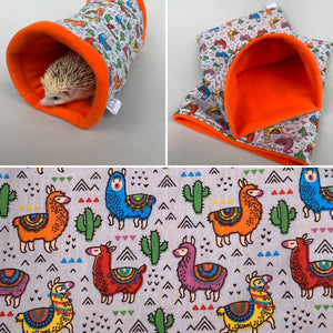 Drama Llamas mini set. Tunnel, snuggle sack and toys.