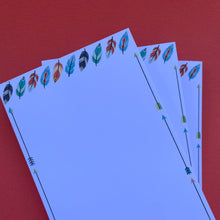 Load image into Gallery viewer, Hedgehog notepad. 100 Sheets. DL 105 x 210mm