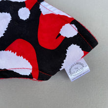 Load image into Gallery viewer, Santa hats bonding scarf for hedgehogs and small pets. Bonding pouch.