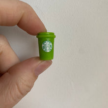 Load image into Gallery viewer, Starbucks mini resin cups. Coffee cup photo props.