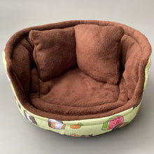 Load image into Gallery viewer, LARGE Guinea Pig cudde cup. Pet sofa. Guinea pig bed. Pet beds. Fleece bed.