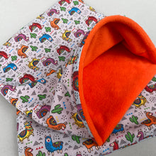 Load image into Gallery viewer, LARGE Drama Llama snuggle sack. Cuddle pouch for hedgehogs and guinea pigs.