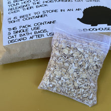 Load image into Gallery viewer, Organic oatmeal bath bags. Pack of 5 bath bags.