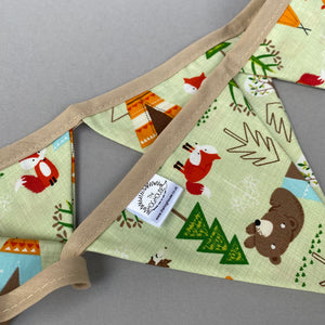 Camping miniature bunting. Viv decorations. Cage decorations.