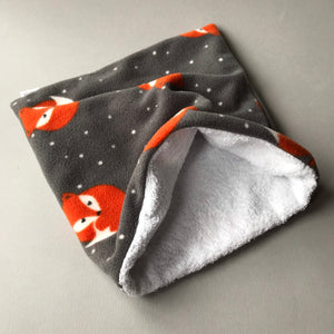 LARGE Foxy  bath sack. Post bath drying sack for small animals.