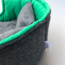 Load image into Gallery viewer, Large cuddle cup. Pet sofa for guinea pigs. Fleece sofa bed.