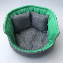 Load image into Gallery viewer, Large cuddle cup. Pet sofa for guinea pigs. Fleece sofa bed.